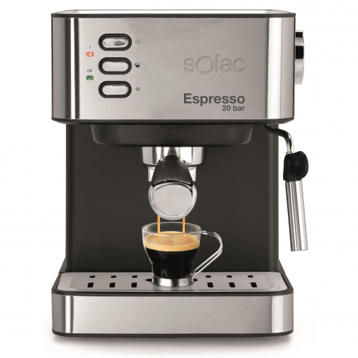 CAFETERA EXPRESSO SOLAC CE4481 20 BARES INOX