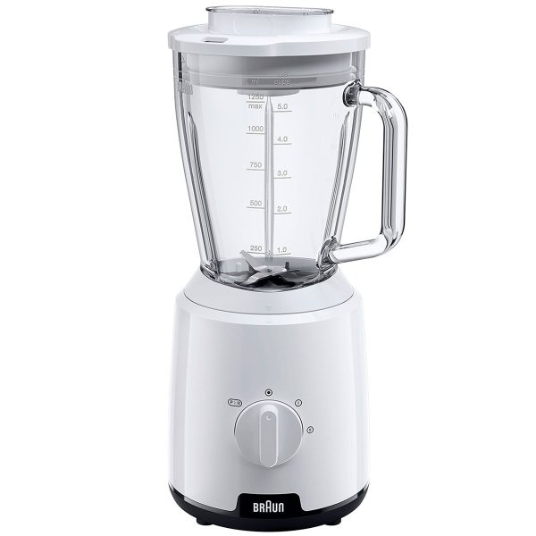 BATIDORA VASO BRAUN JB1050WH 600W 1,25 LITROS JARRA CRISTAL BLANCA