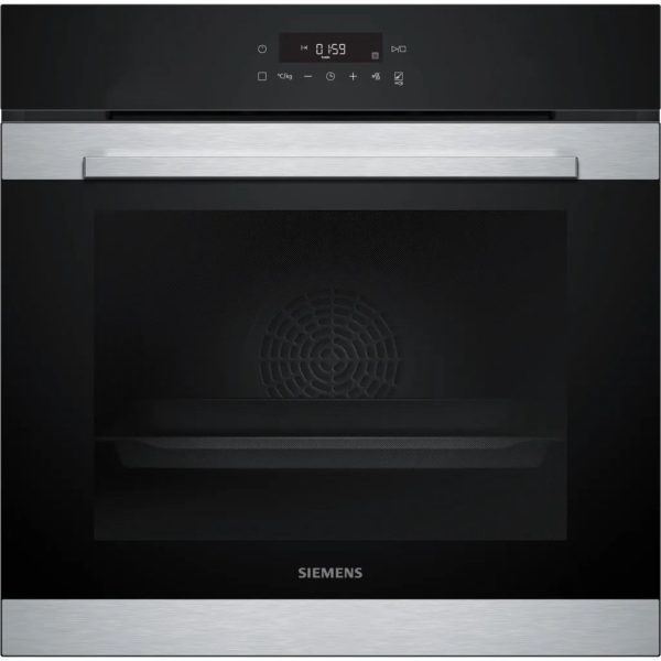 HORNO MULTIFUNCION SIEMENS HB372ABS0 A 71 L. PIROLISIS CRISTAL NEGRO/INOX