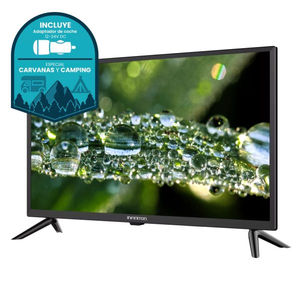 PANTALLA LED INFINITON INTV-24CV80 24 HD READY TV+ADAPTADOR CARAVANA(modo hotel)