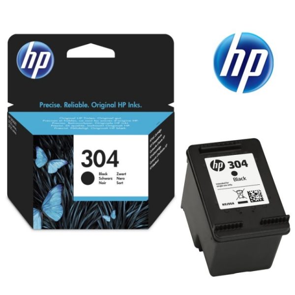 CARTUCHO TINTA ORIGINAL HP 304 BLACK ALTA CALIDAD