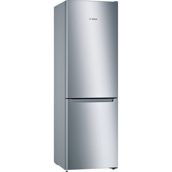 COMBI NO FROST BOSCH KGN33NLEB E ACERO MATE ANTIHUELLAS