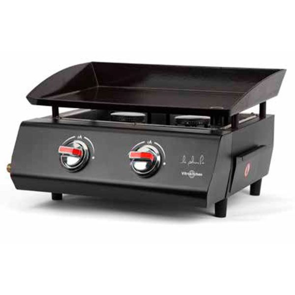 PLANCHA ASAR GAS VITROKITCHEN PG230NB 2 QUEMADORES BUTANO