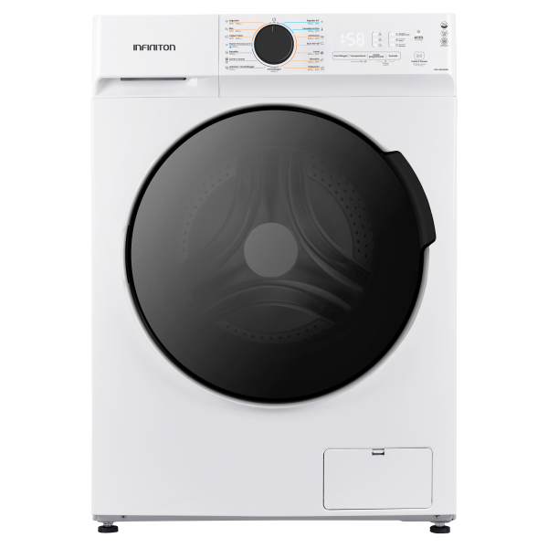 LAVADORA SECADORA INFINITON WSDG8A6D4BN A/D 8/6 KG. 1.400R.P.M. INVERTER
