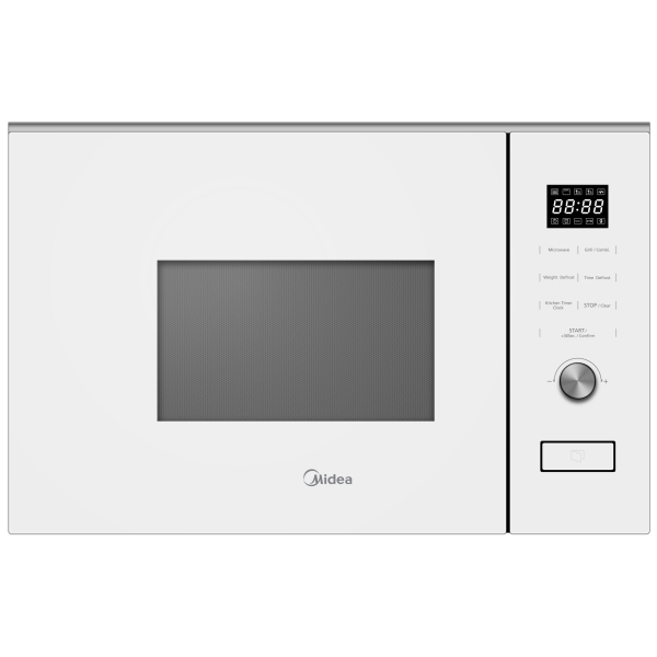 MICROONDAS INTEGRACION MIDEA MBMTG820H-WH 20 L. DIGITAL CRISTAL BLANCO