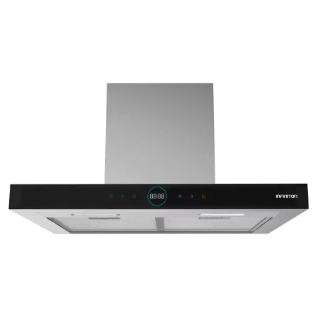 CAMPANA DECORATIVA INFINITON CMPT-CLR71S 70 CM T INVERTIDA INOX 800M3/H