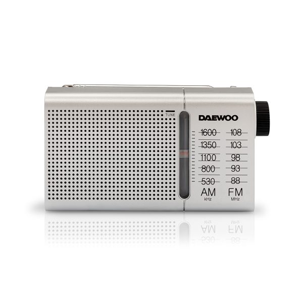 RADIO TRANSITOR DAEWO DW1037 PLATA