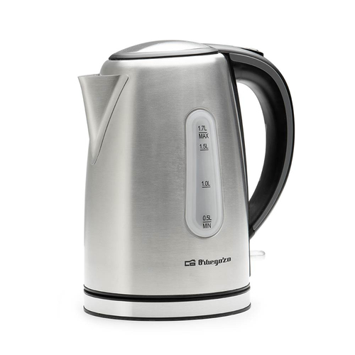HERVIDOR DE AGUA ORBEGOZO KT6024 INOX 1,7 L. 2.200W