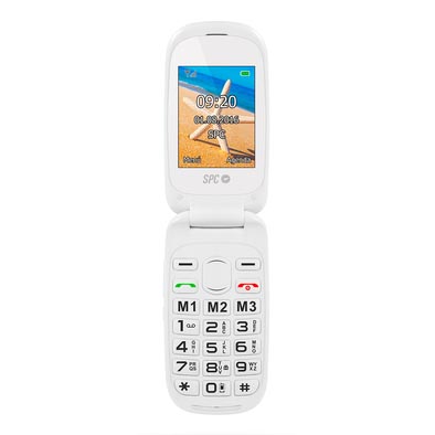 TELEFONO MOVIL DE CONCHA SPC HARMONY 2304 BLANCO