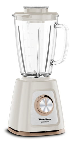 BATIDORA VASO MOULINEX LM430A10 800W VASO CRISTAL 1,75 L. COLOR CREMA