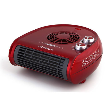 CALEFACTOR ORBEGOZO FH5033  2500W ROJO MODO VENTILADOR