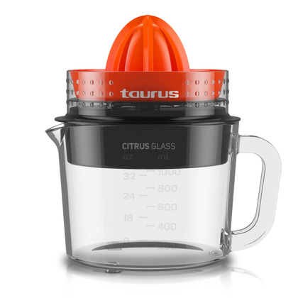 EXPRIMIDOR TAURUS CITRUS GLASS 1 LITRO 30W