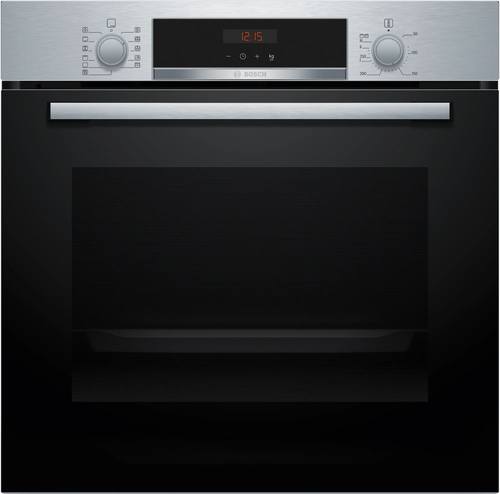 HORNO MULTIFUNCION PIROLITICO BOSCH HBA574ES3 A+ 71L. CRISTAL NEGRO/INOX