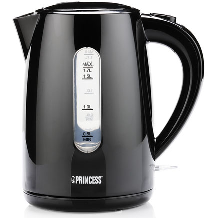 HERVIDOR PRINCESS 236017 1,7 LITROS 2.200W NEGRA