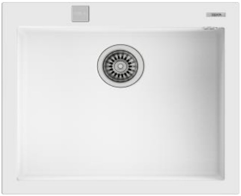 FREGADERO SINTETICO TEKA FORSQUARE 50.40TG V.AUTO BLANCO ARTICO 115230009
