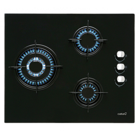 ENCIMERA CRISTALGAS CATA CI6021BK NAT/BUT 3 FUEGOS 08068309
