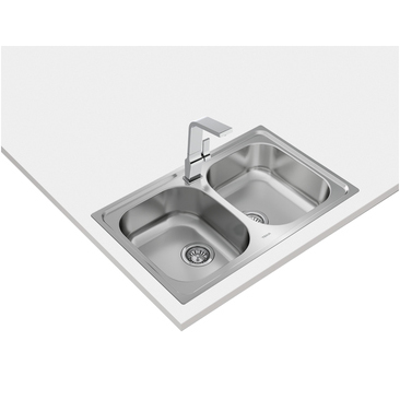 FREGADERO TEKA UNIVERSE 80 T-XP 2C Ø 115040008