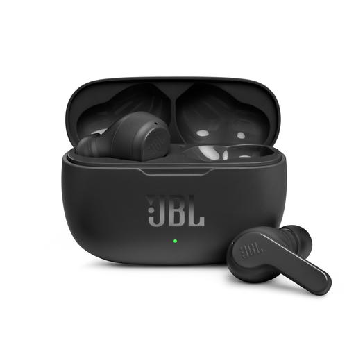 JBL AURICULARES BOTON BLUETOOTH ESTUCHE CARGA W200TWS NEGRO