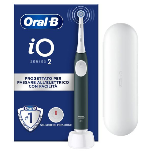 CEPILLO DENTAL BRAUN ORAL B iO2 VERDE CON FUNDA DE VIAJE