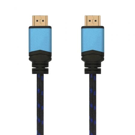 Cable HDMI 2.0 4K Aisens A120-0359/ HDMI Macho - HDMI Macho/ 5m/ Negro y Azul
