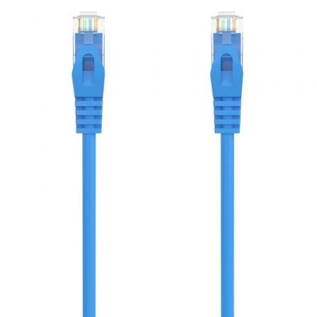 Cable de Red RJ45 AWG24 UTP Aisens A145-0573 Cat.6A/ LSZH/ 1m/ Azul