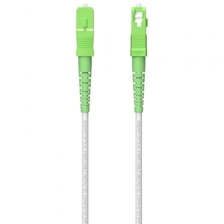Cable de Fibra Óptica G657A2 3.0 9/125 SMF Aisens A152-0615/ LSZH/ 60m/ Blanco