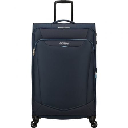 Maleta Grande American Tourister SummerRide Spinner 80cm/ 80x48x30cm/ 4 Ruedas/ Azul Marino