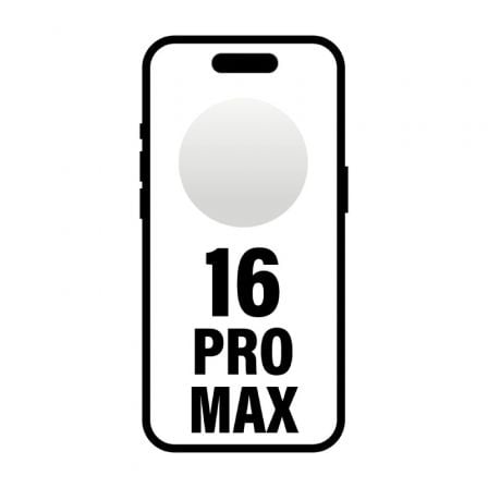 Smartphone Apple iPhone 16 Pro Max 512GB/ 6.9"/ 5G/ Titanio Blanco