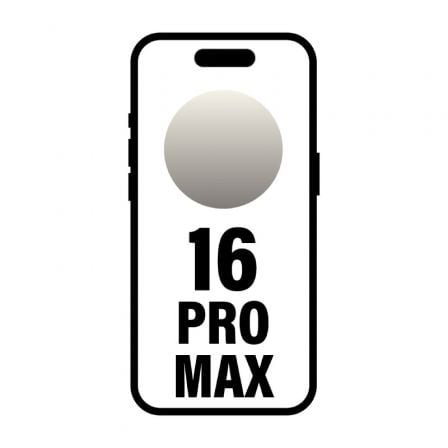 Smartphone Apple iPhone 16 Pro Max 512GB/ 6.9"/ 5G/ Titanio Natural