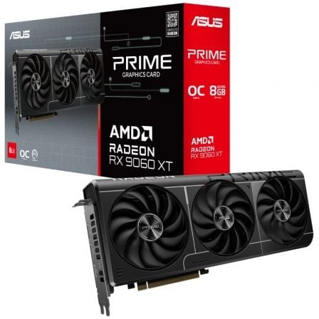 Tarjeta Gráfica Asus Prime Radeon RX 9060 XT OC/ 8GB GDDR6