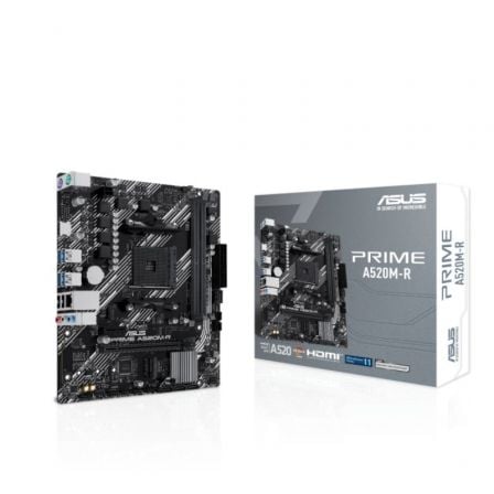 Placa Base Asus Prime A520M-R Socket AM4/ DDR4/ PCIe 3.0/ Micro ATX