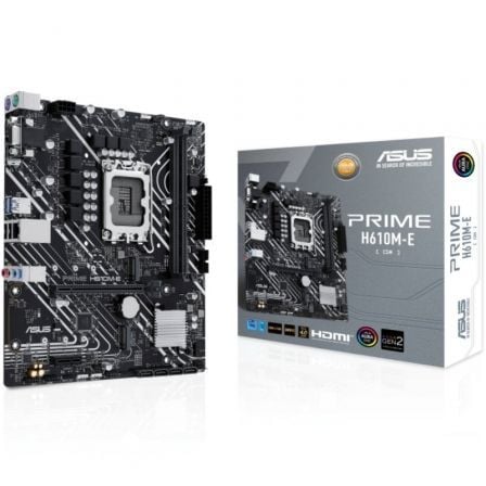 Placa Base Asus Prime H610M-E-CSM/ Socket 1700/ DDR5/ PCIe 4.0/ Micro ATX