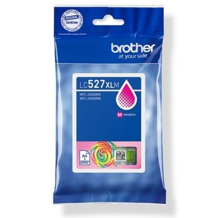 Cartucho de Tinta Original Brother LC527XLM Alta Capacidad/ Magenta