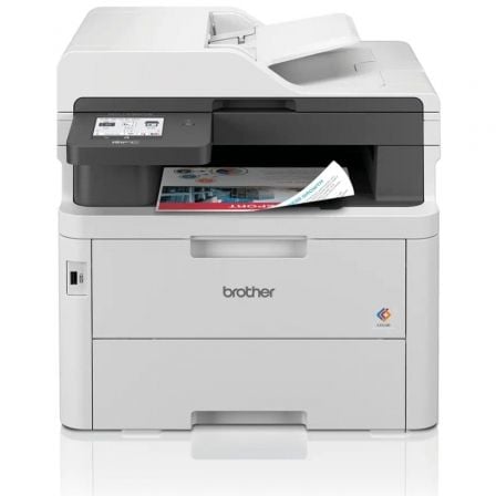 Multifunción Láser Color Brother MFC-L3760CDW WiFi/ Fax/ Dúplex/ Negra