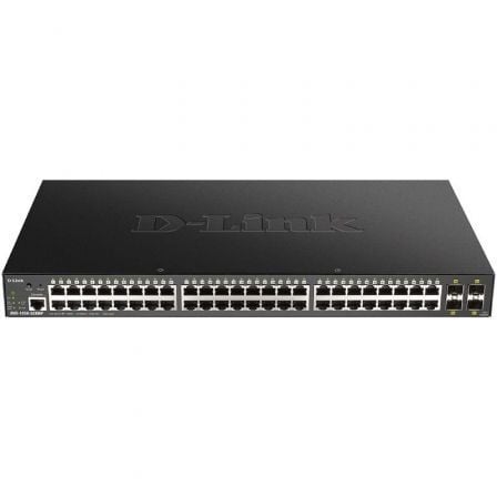 Switch Gestionable D-Link Smart DGS-1250-52XMP 52 Puertos/ RJ-45 10/100/1000 PoE/ SFP