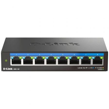 Switch D-Link DMS-108 8 Puertos/ RJ-45 10/100/1000/2.5GB