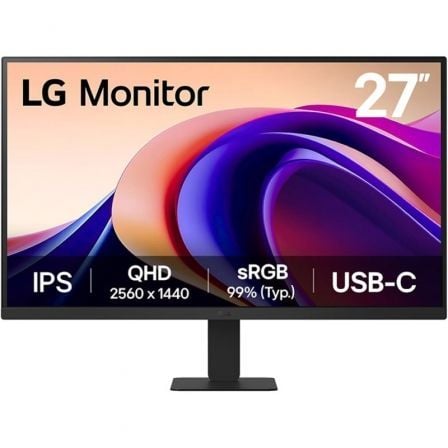 Monitor LG 27U631A-B 27"/ QHD/ Negro