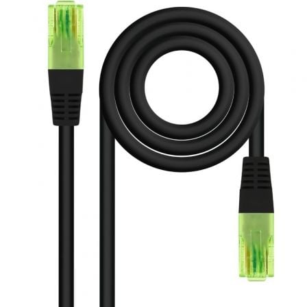 Cable de Red RJ45 UTP Nanocable 10.20.1425-BK Cat.6/ 25m/ Negro