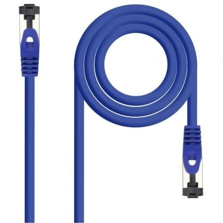 Cable de Red RJ45 SSTP Nanocable 10.20.2002-BL Cat.8.1/ 2m/ Azul