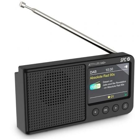 Radio Portátil SPC Jetty Lite Dab+/ Negra
