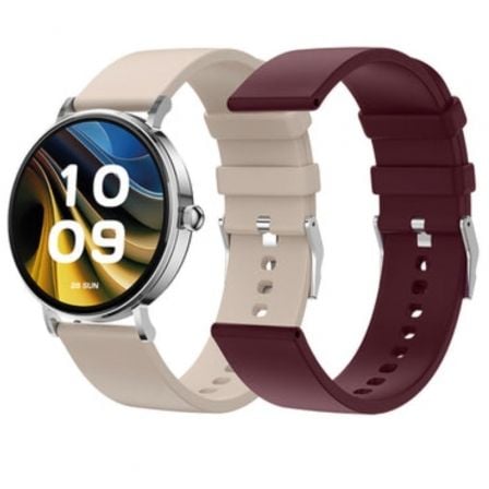 Smartwatch SPC Smartee Duo Velvet 9656B/ Notificaciones/ Frecuencia Cardíaca/ Blanco