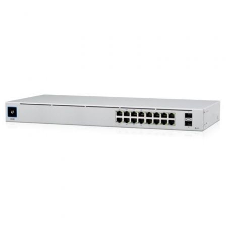 Switch Gestionable Ubiquiti USW-16-POE 16 Puertos/ RJ-45 Gigabit 10/100/1000/ SFP/ PoE+
