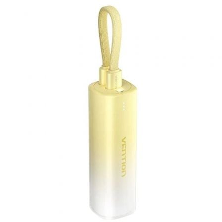 Powerbank 5000mAh Vention FHWY0/ 20W/ Amarilla