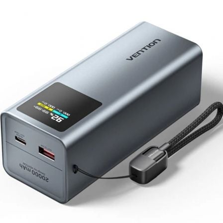 Powerbank 20000mAh Vention FKCH0/ 100W/ Gris