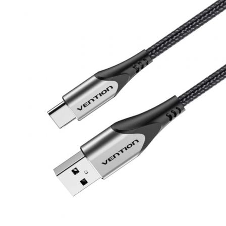 Cable USB 2.0 Tipo-C Vention CODHC/ USB Macho - USB Tipo-C Macho/ 480Mbps/ 25cm/ Gris