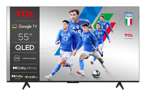 PANTALLA QLED TCL 55P7K 4K HDR+GOOGLE TV 12.0(DOLBY-ATMOS/ONKYO 2.0/GAME MASTER 120 Hz)